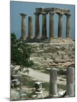 Temple of Apollo, Corinth, Greece-Christina Gascoigne-Mounted Photographic Print