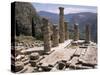 Temple of Apollo, Delphi, Unesco World Heritage Site, Greece-Ken Gillham-Stretched Canvas