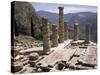 Temple of Apollo, Delphi, Unesco World Heritage Site, Greece-Ken Gillham-Stretched Canvas