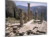 Temple of Apollo, Delphi, Unesco World Heritage Site, Greece-Ken Gillham-Mounted Photographic Print