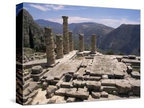 Temple of Apollo, Delphi, Unesco World Heritage Site, Greece-Ken Gillham-Stretched Canvas