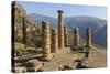 Temple of Apollo, Delphi, UNESCO World Heritage Site, Peloponnese, Greece, Europe-Eleanor Scriven-Stretched Canvas