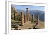 Temple of Apollo, Delphi, UNESCO World Heritage Site, Peloponnese, Greece, Europe-Eleanor Scriven-Framed Photographic Print