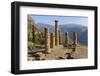 Temple of Apollo, Delphi, UNESCO World Heritage Site, Peloponnese, Greece, Europe-Eleanor Scriven-Framed Photographic Print