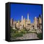 Temple of Artemis, Jerash, Jordan, Middle East-Christopher Rennie-Framed Stretched Canvas