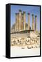 Temple of Artemis, Jerash, Jordan-Vivienne Sharp-Framed Stretched Canvas