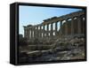 Temple of Athena, Parthenon, 5th BCE-null-Framed Stretched Canvas