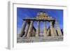 Temple of Athena (Temple of Ceres), Paestum, Greek Ruins, Campania, Italy-Eleanor Scriven-Framed Photographic Print