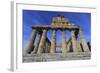 Temple of Athena (Temple of Ceres), Paestum, Greek Ruins, Campania, Italy-Eleanor Scriven-Framed Photographic Print