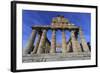 Temple of Athena (Temple of Ceres), Paestum, Greek Ruins, Campania, Italy-Eleanor Scriven-Framed Photographic Print