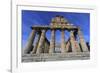 Temple of Athena (Temple of Ceres), Paestum, Greek Ruins, Campania, Italy-Eleanor Scriven-Framed Photographic Print