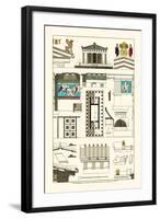 Temple of Athene and Theseus, Polychrome-J. Buhlmann-Framed Art Print