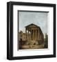 Temple of Augustus in Nimes, 1783-Hubert Robert-Framed Art Print