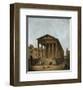 Temple of Augustus in Nimes, 1783-Hubert Robert-Framed Art Print