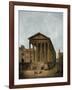Temple of Augustus in Nimes, 1783-Hubert Robert-Framed Art Print