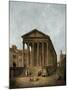 Temple of Augustus in Nimes, 1783-Hubert Robert-Mounted Art Print