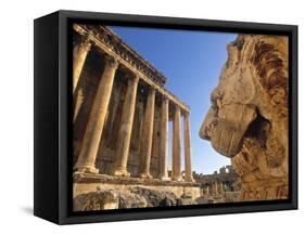 Temple of Bacchus, Baalbek, Bekaa Valley, Lebanon-Gavin Hellier-Framed Stretched Canvas