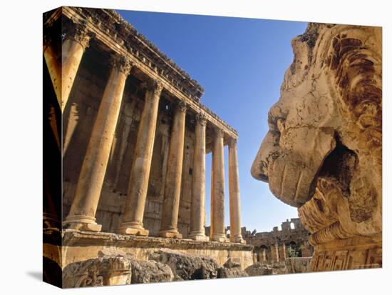 Temple of Bacchus, Baalbek, Bekaa Valley, Lebanon-Gavin Hellier-Stretched Canvas