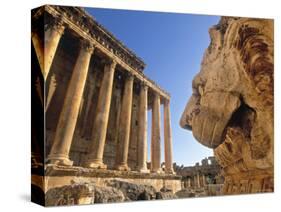 Temple of Bacchus, Baalbek, Bekaa Valley, Lebanon-Gavin Hellier-Stretched Canvas