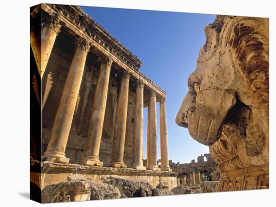 Temple of Bacchus, Baalbek, Bekaa Valley, Lebanon-Gavin Hellier-Stretched Canvas