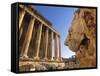 Temple of Bacchus, Baalbek, Bekaa Valley, Lebanon-Gavin Hellier-Framed Stretched Canvas