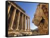 Temple of Bacchus, Baalbek, Bekaa Valley, Lebanon-Gavin Hellier-Framed Stretched Canvas