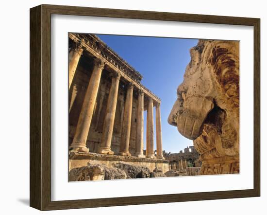 Temple of Bacchus, Baalbek, Bekaa Valley, Lebanon-Gavin Hellier-Framed Photographic Print