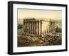 Temple of Bacchus, Baalbek, C.1880-1900-null-Framed Photographic Print