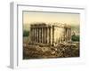 Temple of Bacchus, Baalbek, C.1880-1900-null-Framed Photographic Print