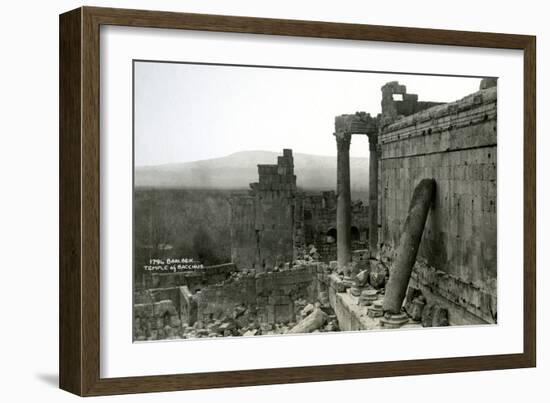 Temple of Bacchus, Baalbek, Lebanon, C1920S-C1930S-null-Framed Photographic Print