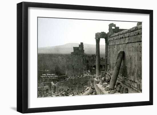 Temple of Bacchus, Baalbek, Lebanon, C1920S-C1930S-null-Framed Photographic Print