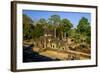 Temple of Baphuon, Built by King Udayaditiavarman Ii in the Mid 11th Century, Restoration Work-Nathalie Cuvelier-Framed Photographic Print