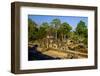 Temple of Baphuon, Built by King Udayaditiavarman Ii in the Mid 11th Century, Restoration Work-Nathalie Cuvelier-Framed Photographic Print