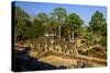 Temple of Baphuon, Built by King Udayaditiavarman Ii in the Mid 11th Century, Restoration Work-Nathalie Cuvelier-Stretched Canvas