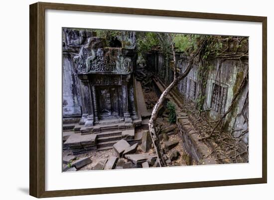 Temple of Beng Mealea, Built in 12th Century by King Suryavarman Ii, Siem Reap Province-Nathalie Cuvelier-Framed Photographic Print