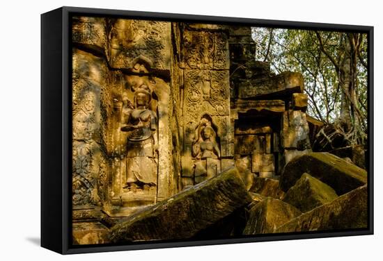 Temple of Beng Mealea, Built in 12th Century by King Suryavarman Ii, Siem Reap Province-Nathalie Cuvelier-Framed Stretched Canvas