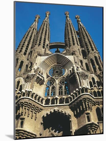 Temple of Charity of Sagrada Familia, Barcelona-null-Mounted Photographic Print