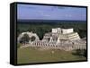 Temple of Columns, Chichen Itza Ruins, Maya Civilization, Yucatan, Mexico-Michele Molinari-Framed Stretched Canvas