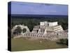 Temple of Columns, Chichen Itza Ruins, Maya Civilization, Yucatan, Mexico-Michele Molinari-Stretched Canvas