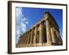 Temple of Concord, Agrigento, Sicily, Italy-Ken Gillham-Framed Photographic Print