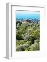 Temple of Concordia, Valley of the Temples, Agrigento, Sicily, Italy.-Marco Simoni-Framed Photographic Print