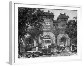 Temple of Confucius, Peking, China, 19th Century-Therond-Framed Giclee Print