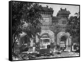 Temple of Confucius, Peking, China, 19th Century-Therond-Framed Stretched Canvas