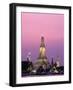 Temple of Dawn and Chao Phraya River, Night View, Bangkok, Thailand-Steve Vidler-Framed Photographic Print