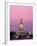 Temple of Dawn and Chao Phraya River, Night View, Bangkok, Thailand-Steve Vidler-Framed Photographic Print