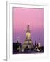 Temple of Dawn and Chao Phraya River, Night View, Bangkok, Thailand-Steve Vidler-Framed Photographic Print