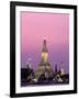 Temple of Dawn and Chao Phraya River, Night View, Bangkok, Thailand-Steve Vidler-Framed Photographic Print