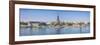 Temple of Dawn (Wat Arun) and Bangkok, Thailand-Jon Arnold-Framed Photographic Print