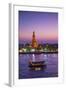 Temple of Dawn (Wat Arun) and Bangkok, Thailand-Jon Arnold-Framed Photographic Print