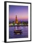 Temple of Dawn (Wat Arun) and Bangkok, Thailand-Jon Arnold-Framed Photographic Print